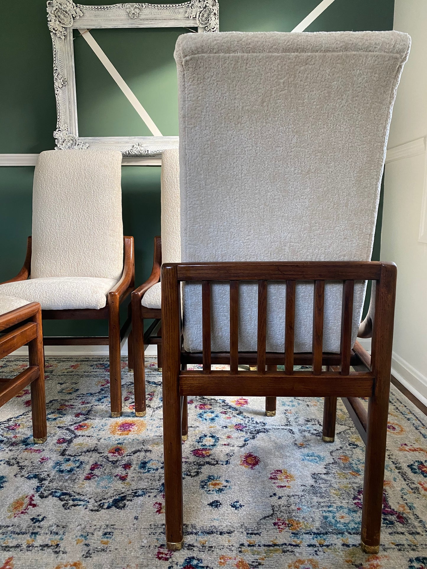 Set of 4 Reupholstered Henredon Dining Chairs